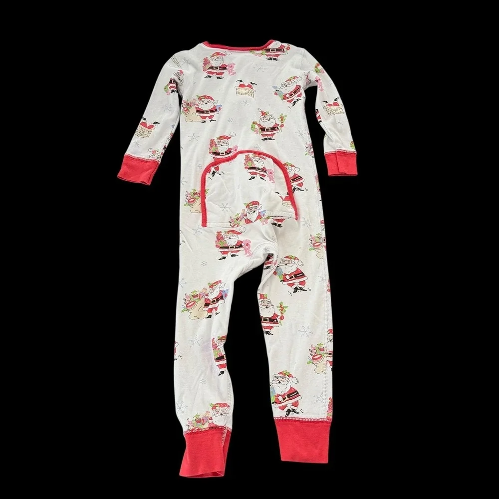 The Beaufort Bonnet Company Kids‎ 3T Santa Christmas Pajamas PJs One Piece
